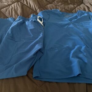 Figs Scrub Set in Blue